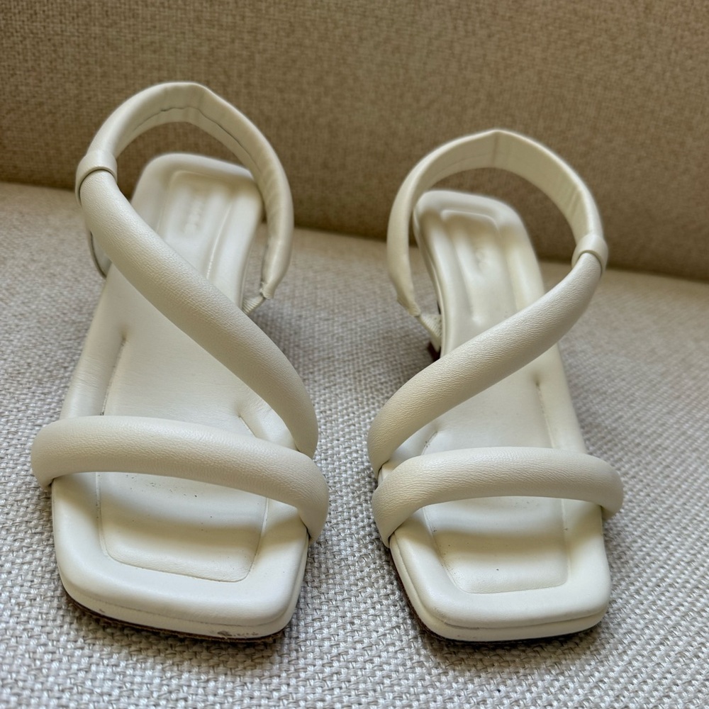 VINCE Coline Tubular Leather Slingback Sandals Size 6